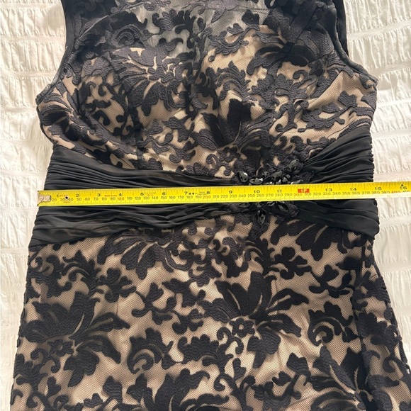 Montage by Mon Cheri Black Lace Mini Dress - Picture 5 of 11